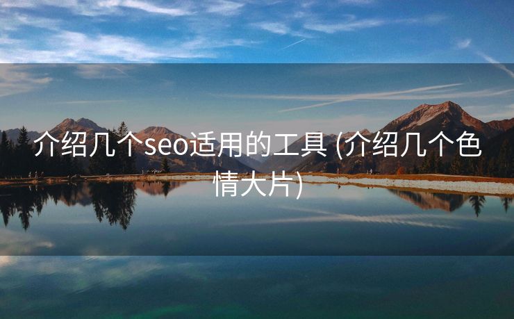 介绍几个seo适用的工具 (介绍几个色情大片)
