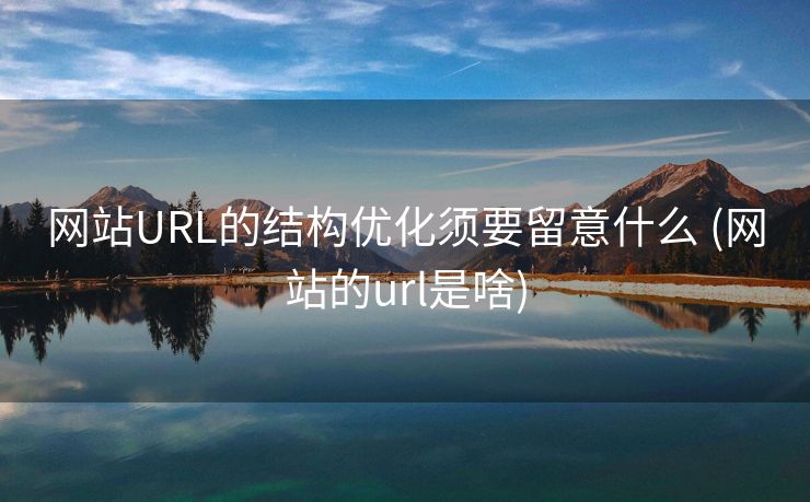 网站URL的结构优化须要留意什么 (网站的url是啥)