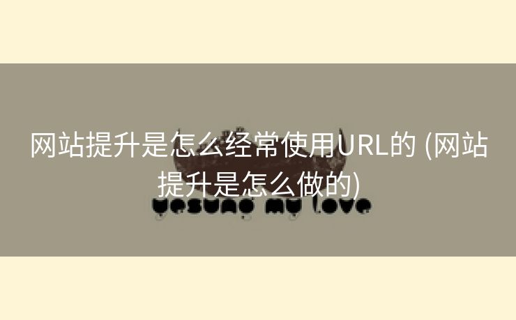 网站提升是怎么经常使用URL的 (网站提升是怎么做的)