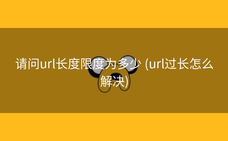 请问url长度限度为多少 (url过长怎么解决)