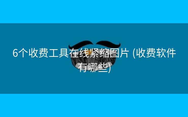 6个收费工具在线紧缩图片 (收费软件有哪些)