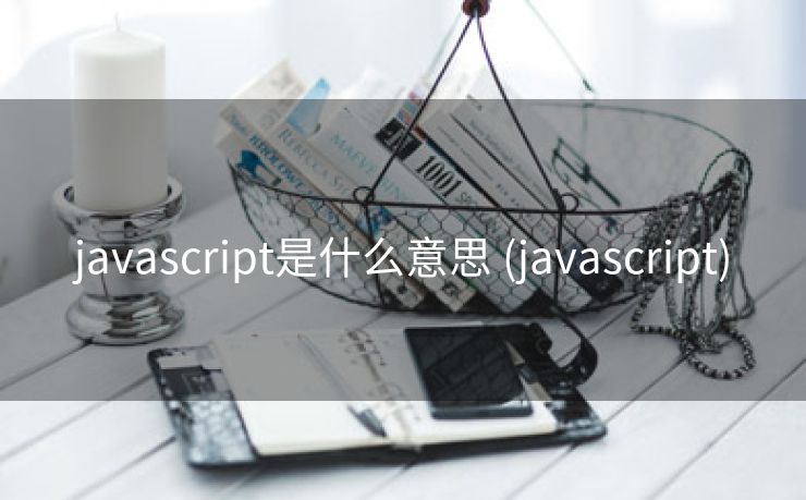javascript是什么意思 (javascript)