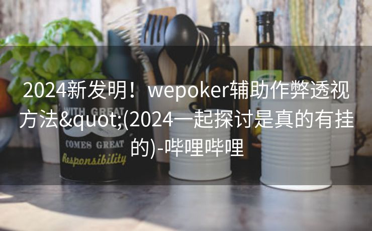 2024新发明！wepoker辅助作弊透视方法"(2024一起探讨是真的有挂的)-哔哩哔哩