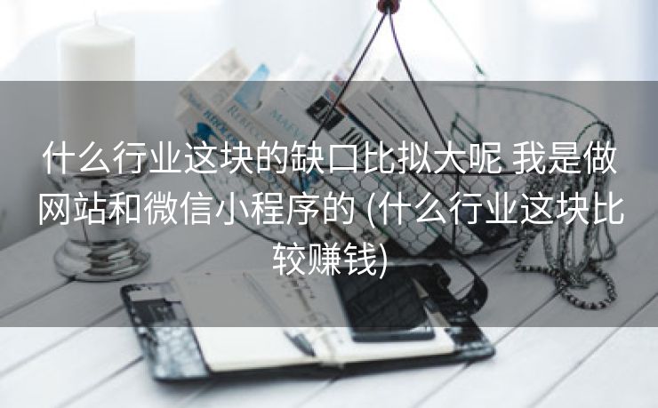 什么行业这块的缺口比拟大呢 我是做网站和微信小程序的 (什么行业这块比较赚钱)