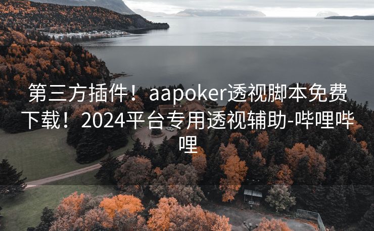第三方插件！aapoker透视脚本免费下载！2024平台专用透视辅助-哔哩哔哩