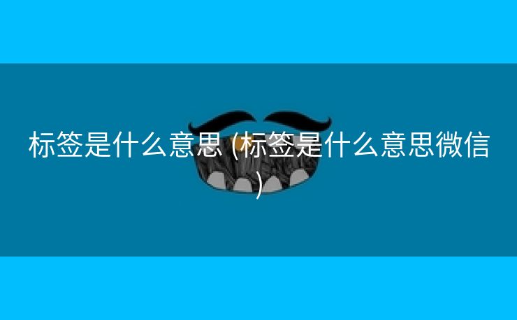 标签是什么意思 (标签是什么意思微信)