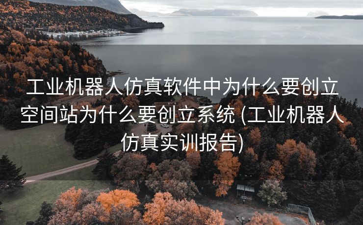 工业机器人仿真软件中为什么要创立空间站为什么要创立系统 (工业机器人仿真实训报告)