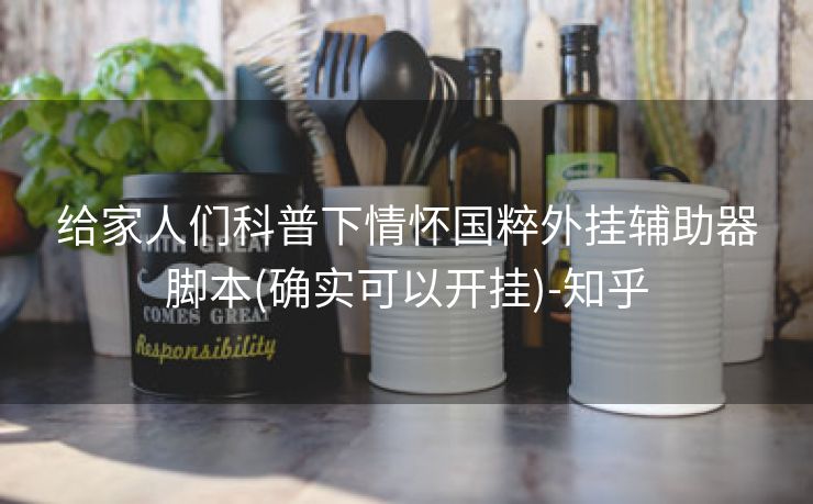 给家人们科普下情怀国粹外挂辅助器脚本(确实可以开挂)-知乎