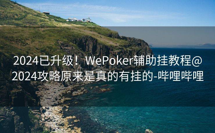 2024已升级！WePoker辅助挂教程@2024攻略原来是真的有挂的-哔哩哔哩
