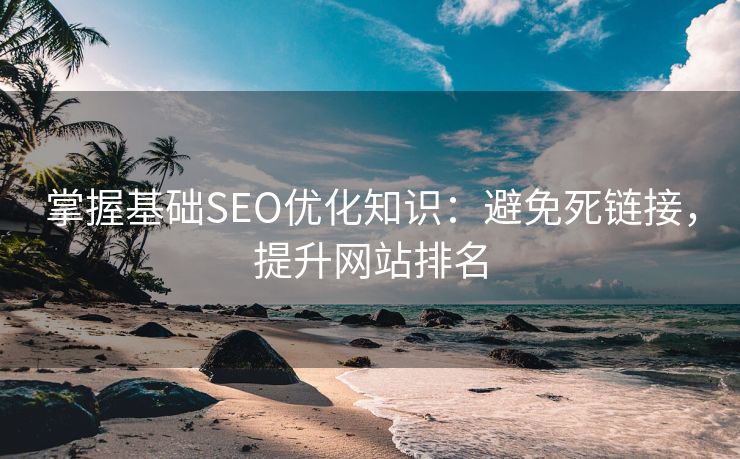 掌握基础SEO优化知识：避免死链接，提升网站排名
