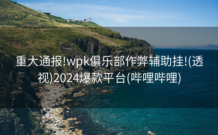 重大通报!wpk俱乐部作弊辅助挂!(透视)2024爆款平台(哔哩哔哩)