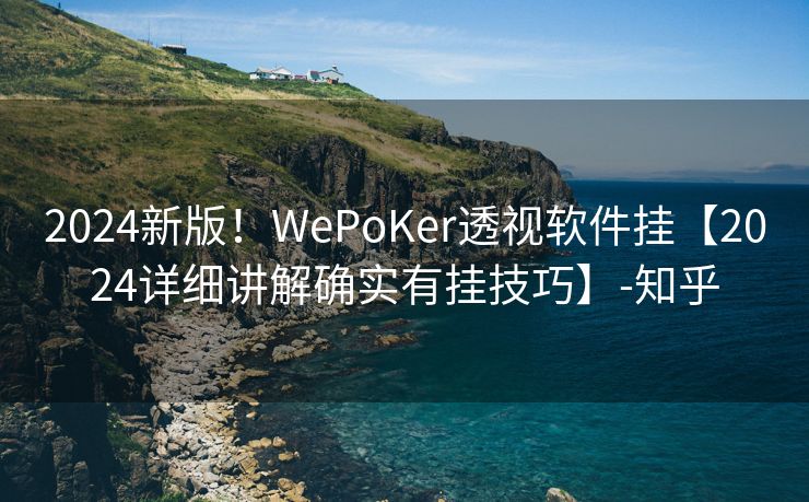 2024新版！WePoKer透视软件挂【2024详细讲解确实有挂技巧】-知乎