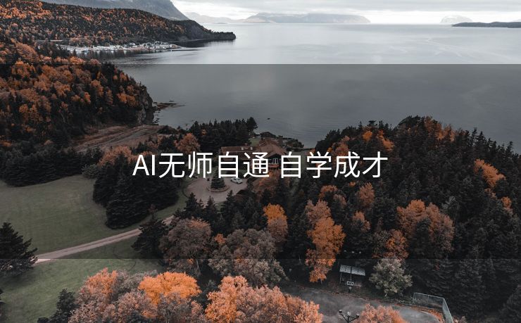 AI无师自通 自学成才