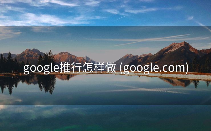 google推行怎样做 (google.com)