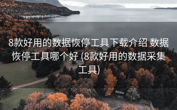 8款好用的数据恢停工具下载介绍 数据恢停工具哪个好 (8款好用的数据采集工具)