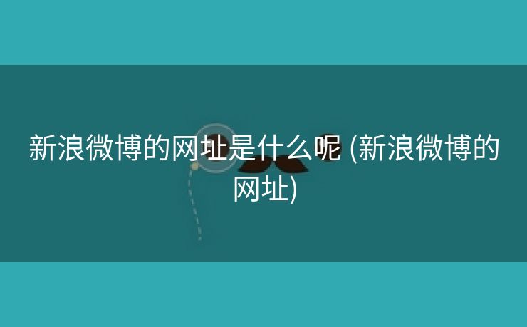 新浪微博的网址是什么呢 (新浪微博的网址)