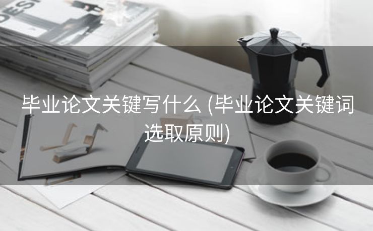 毕业论文关键写什么 (毕业论文关键词选取原则)
