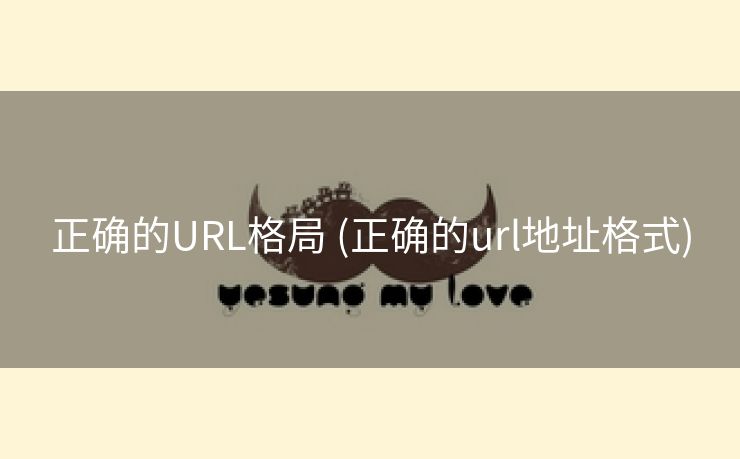 正确的URL格局 (正确的url地址格式)