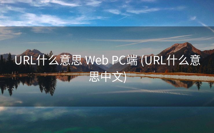 URL什么意思 Web PC端 (URL什么意思中文)
