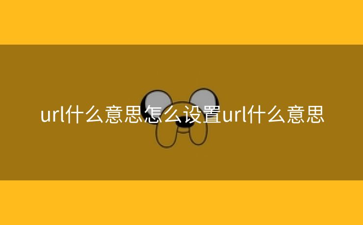 url什么意思怎么设置url什么意思