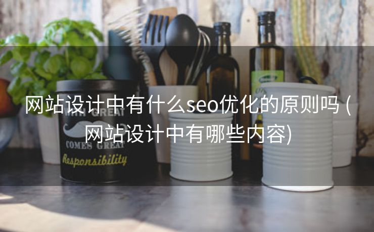 网站设计中有什么seo优化的原则吗 (网站设计中有哪些内容)