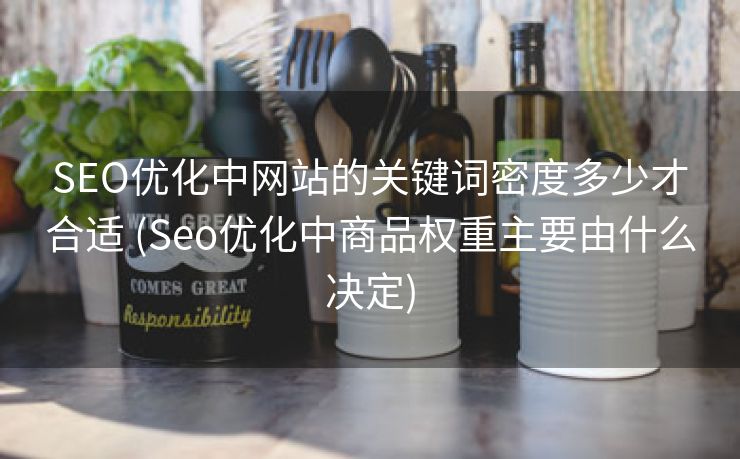 SEO优化中网站的关键词密度多少才合适 (Seo优化中商品权重主要由什么决定)