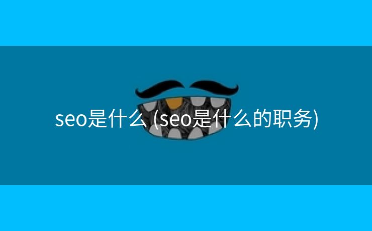 seo是什么 (seo是什么的职务)