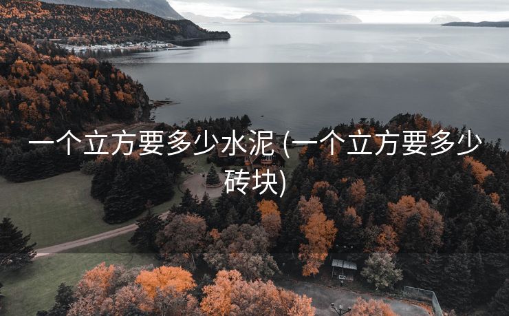 一个立方要多少水泥 (一个立方要多少砖块)