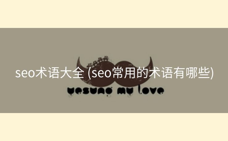 seo术语大全 (seo常用的术语有哪些)