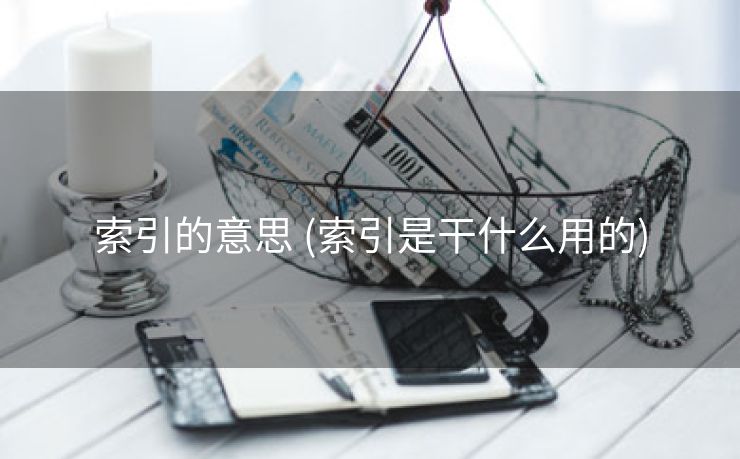 索引的意思 (索引是干什么用的)