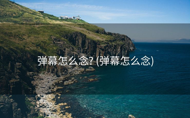 弹幕怎么念? (弹幕怎么念)