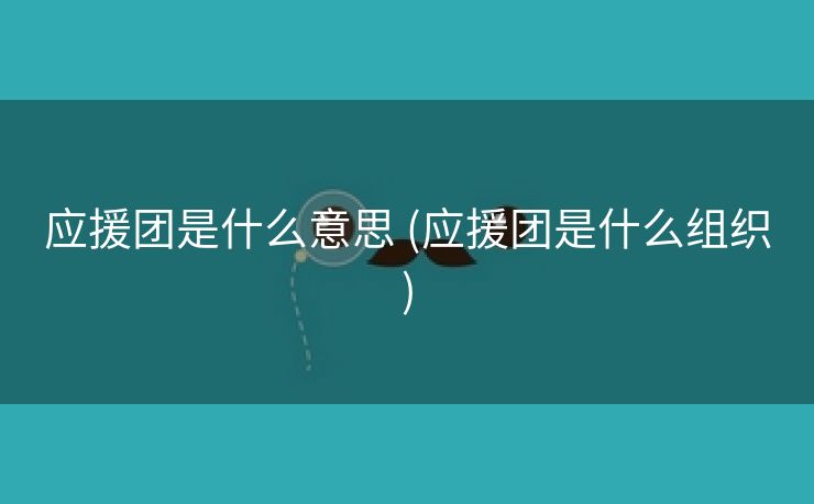 应援团是什么意思 (应援团是什么组织)