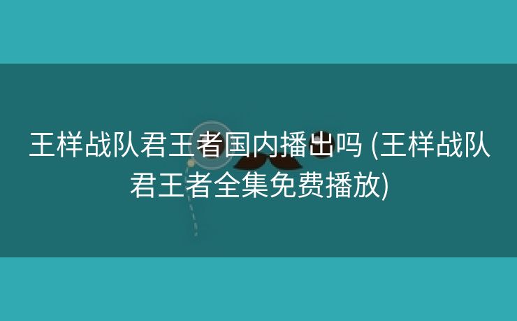 王样战队君王者国内播出吗 (王样战队君王者全集免费播放)