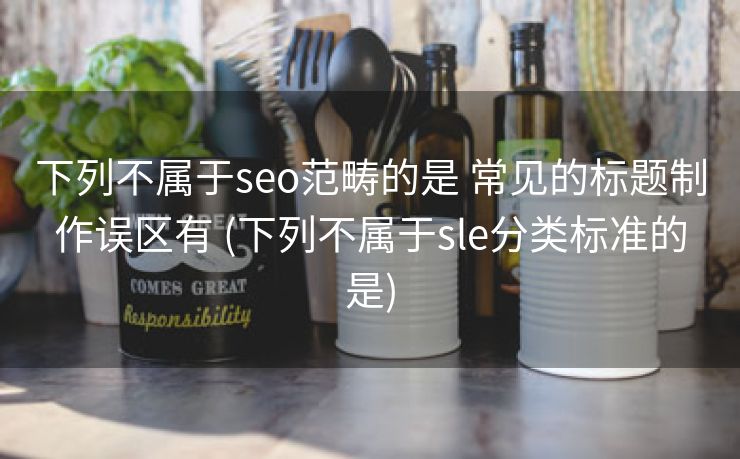下列不属于seo范畴的是 常见的标题制作误区有 (下列不属于sle分类标准的是)