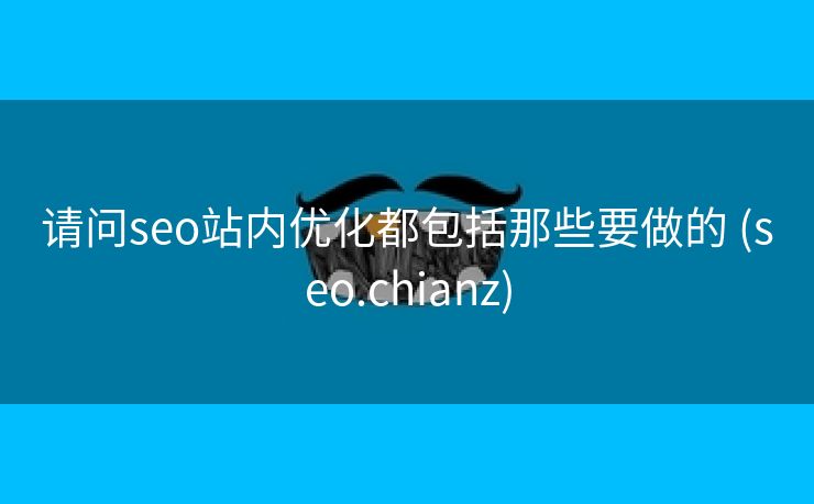 请问seo站内优化都包括那些要做的 (seo.chianz)