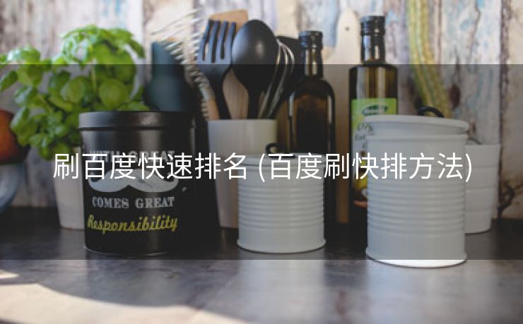 刷百度快速排名 (百度刷快排方法)
