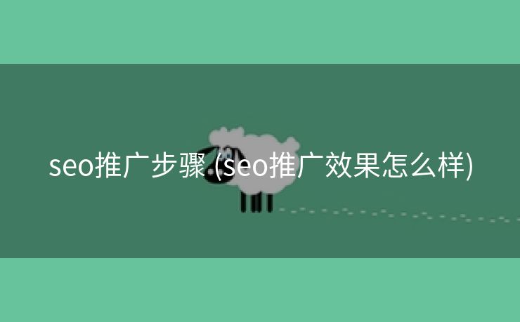 seo推广步骤 (seo推广效果怎么样)