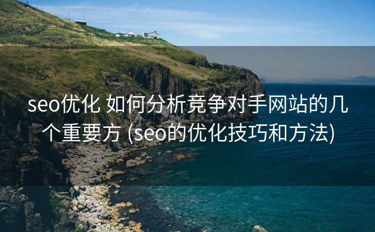 seo优化 如何分析竞争对手网站的几个重要方 (seo的优化技巧和方法)