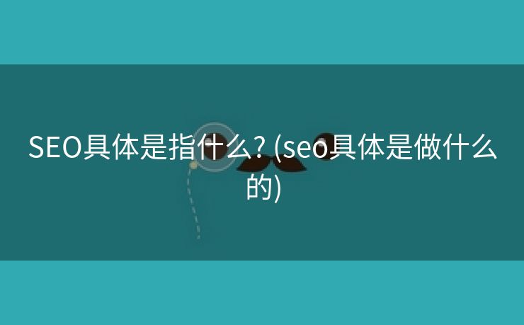 SEO具体是指什么? (seo具体是做什么的)