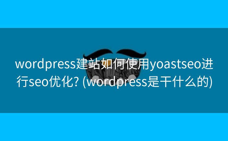 wordpress建站如何使用yoastseo进行seo优化? (wordpress是干什么的)
