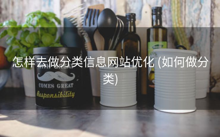 怎样去做分类信息网站优化 (如何做分类)