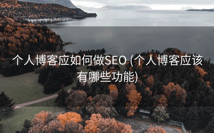 个人博客应如何做SEO (个人博客应该有哪些功能)