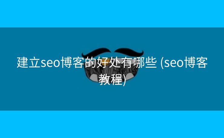 建立seo博客的好处有哪些 (seo博客教程)