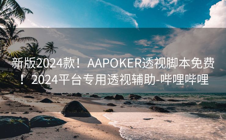 新版2024款！AAPOKER透视脚本免费！2024平台专用透视辅助-哔哩哔哩