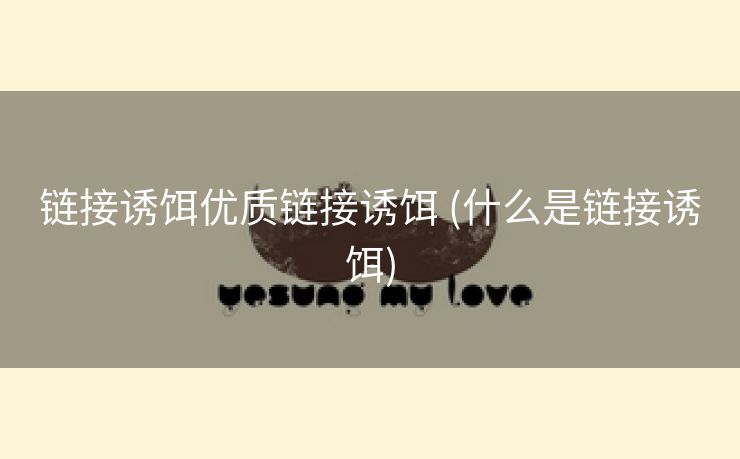 链接诱饵优质链接诱饵 (什么是链接诱饵)
