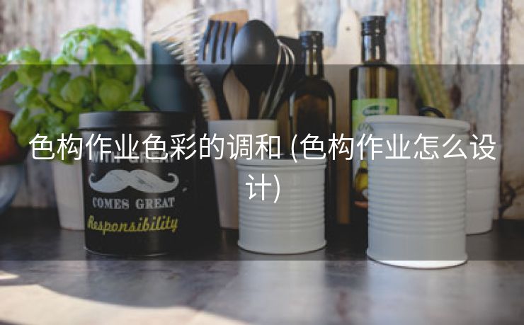 色构作业色彩的调和 (色构作业怎么设计)