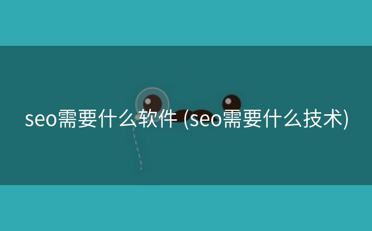 seo需要什么软件 (seo需要什么技术)