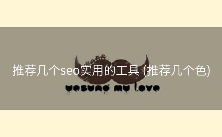 推荐几个seo实用的工具 (推荐几个色)