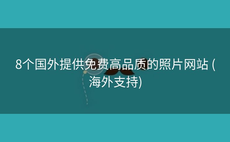 8个国外提供免费高品质的照片网站 (海外支持)
