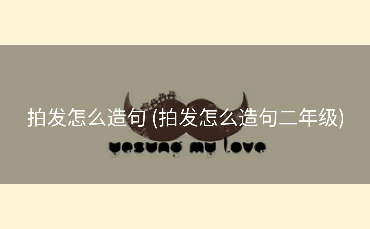 拍发怎么造句 (拍发怎么造句二年级)